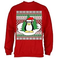 Old Glory Penguin on Ice Ugly Christmas Sweater Mens Sweatshirt