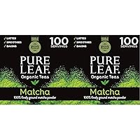 Pure Leaf 100% Organic Matcha Green Tea Powder for Green Tea Matcha Latte, Matcha baking recipes, Green Tea Smoothies Matcha Powder 100g Value Size, 3.5 Ounce (Pack of 2)
