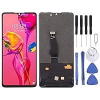 Direct Factory Replacement Parts Unlocked Phone Replacement LCD Screen with Full Assembly of Huawei P30 Frames and Digitizer (Black) Cell Phone Spare Parts, black