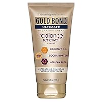 Gold Bond Ultimate Radiance Renewal Cream 5.5 Ounce Tube (162ml) (3 Pack)