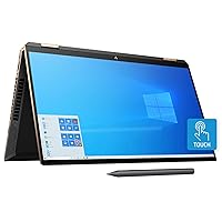 HP Spectre x360 15T 2020 i7-10510U Quad Core, 16 GB RAM, 512 GB SSD, Nvidia GeForce MX330 2GB GPU,15.6 Diagonal 4K Touch,Wi-Fi 6, Win 10 Pro, Nightfall Black, Pen, 64 GB Tech Warehouse Flash Drive