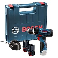 Bosch Professional 12V System Cordless Combi Drill GSB 120-LI (incl 2 x 1.5 Ah Battery, Charger GAL 1210 CV, Carrying Case)