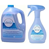 Febreze Extra Strength Fabric Refresher Value Pack 16.9 oz Spray With 67.6 oz Refill Bottle