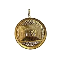 10K Solid Yellow Gold Last Supper Jesus Religious Pendant 45 Gram 3