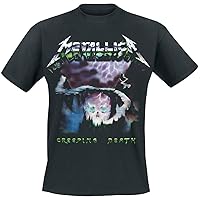 Metallica Men's Creeping Death Slim Fit T-Shirt Black