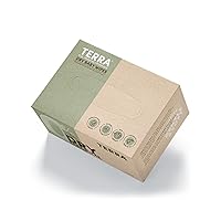Terra Bamboo Dry Baby Wipes: 100% Biodegradable Bamboo Fiber, 0% Plastic, Unscented Dry Baby Wipes for Sensitive Skin, 1 Pack of 48 Dry Wipes