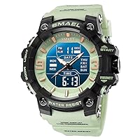 SMAEL Men's Military Watches Outdoor Sports Digital Watch Waterproof LED Date Alarm Wrist Watches for Men