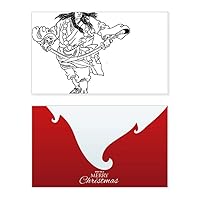 Masterpiece The Romance Chinese Figure Wusong Holiday Holiday Merry Christmas Congrats Card Xmas Letter Message