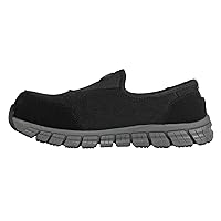 Meteorite Men's Composite Toe Electrical Hazard Slip-On Athletic Work Shoe Size 10(W) Black