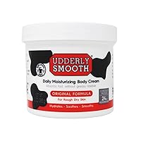Udderly Smooth Udder Cream, Skin Moisturizer, 12 Ounce Jar