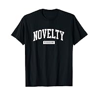 Novelty Missouri MO Vintage Athletic Sports Design T-Shirt