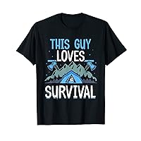 This Guy Loves Survival Bushcraft Survivalist Hobby T-Shirt