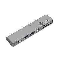 SIIG Thunderbolt 3, Aluminum USB Type C Hub with 4K @30Hz HDMI, SD/Micro SD Card Reader, 2 USB 3.1 Gen 1 Ports, PD Port for 2016/2017 MacBook 13