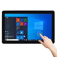 17.3 inch Touchscreen Industrial Computer Monitor, Wall Mountable WiFi Smart Touch Screen for Office & Classroom, 1080P Display, Win-10 Pro, Core i5, 4GB RAM & 128G SSD