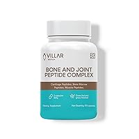 Bone and Joint Peptide Complex Powered by Hydropeptex Technology | Premium Blend of Grass-fed Bone Marrow, Muscle + Cartilage Peptides | Promotes Bone and Joint Health | 60 Capsules