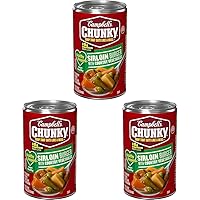 Campbell’s Chunky Healthy Request Soup, Sirloin Burger with Country Vegetable Beef Soup, 18.8 Oz Can (Pack of 3)