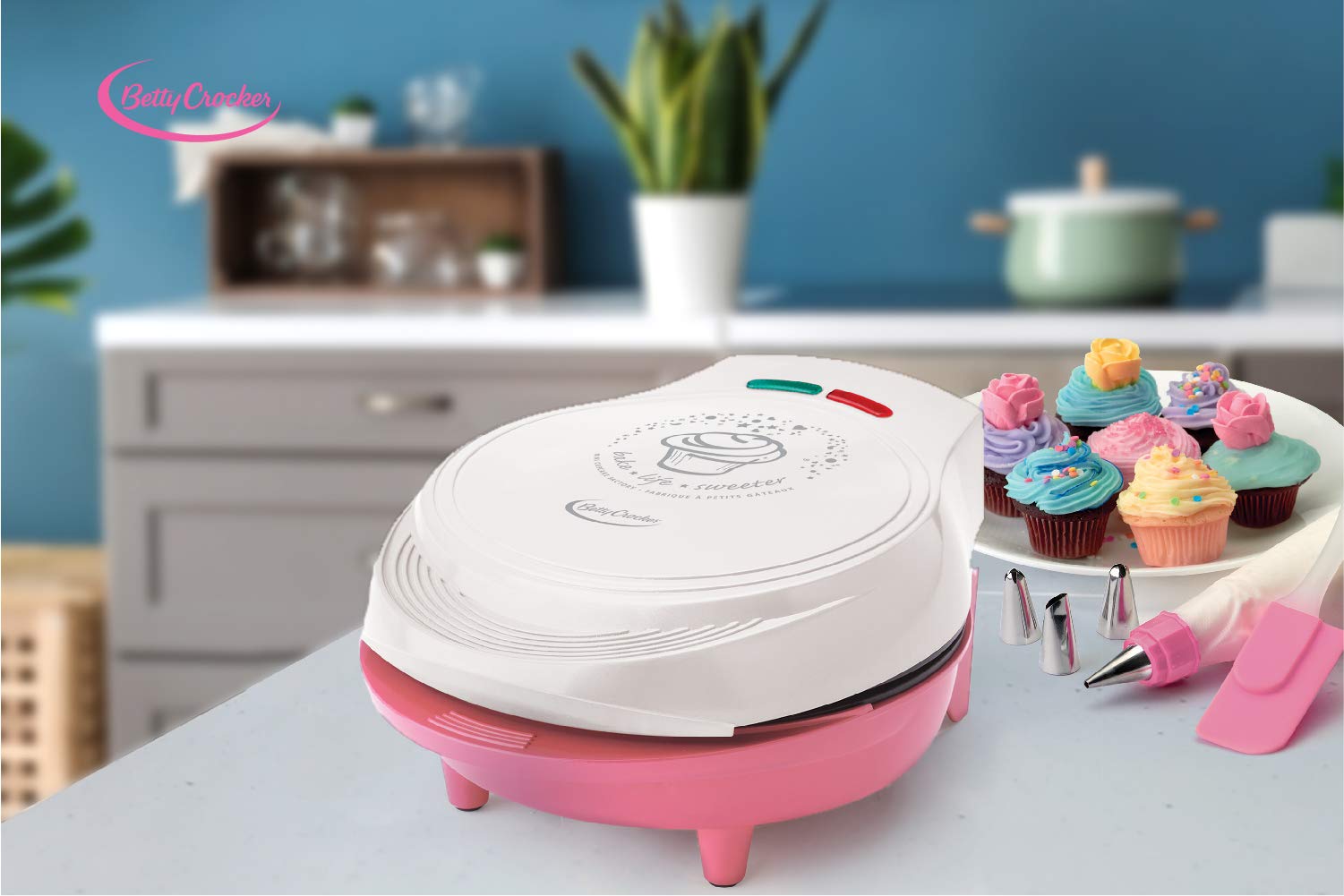 Betty Crocker BC-2930CRT Cupcake Maker, Pink