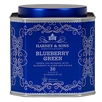 Harney & Sons Blueberry Green Tea | 30 sachets, Historic Royal Palaces Collection