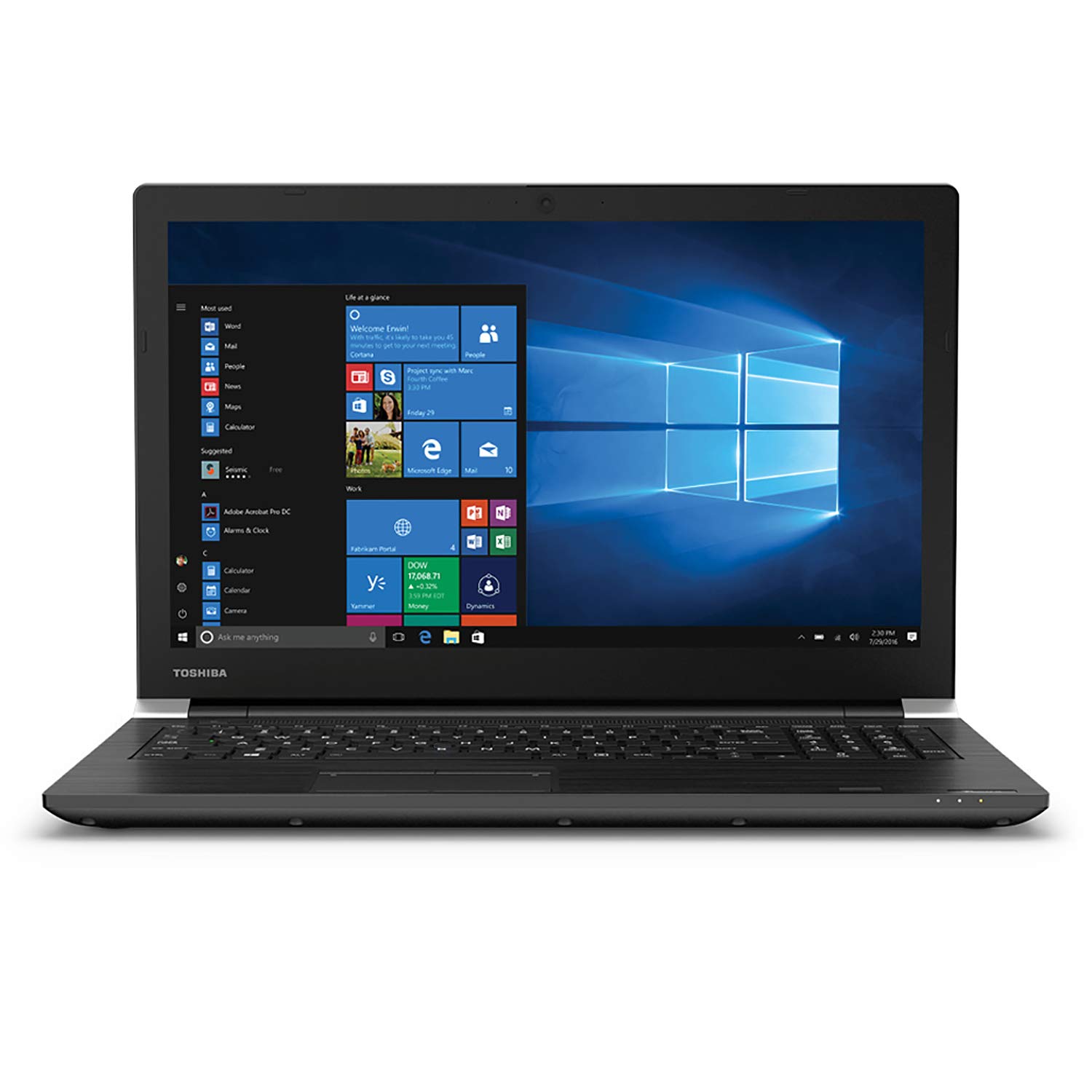 Dynabook Toshiba Tecra A50 15.6" Business Laptop Computer_ Intel Celeron 4205U 1.8GHz_ 8GB DDR4, 256GB SSD_ WiFi 6_ Bluetooth 5.0_ Remote Work_...