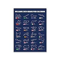 2024 Formula Racing Circuit Formula Poster F1 Poster Formula 1 Grand Prix Poster Gift for Racing Fans Wall Art (5) Canvas Painting Posters And Prints Wall Art Pictures for Living Room Bedroom Decor 8