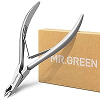 MR.GREEN Cuticle Nippers Nail Manicure Scissors Cuticle Clippers Trimmer Dead Skin Remover Stainless Steel Cutters Beauty Tool With Pusher (Mr-1028)