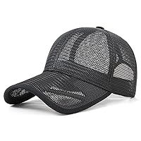 GEGEEN DOMOG Summer Baseball Cap for Men Plus Size Mesh Running Hats Breathable Outdoor Sports Quick Drying Hat