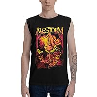 Alestorm Boy's Tank Top T Shirt Fashion Sleeveless Clothes Summer Exercise Vest Black
