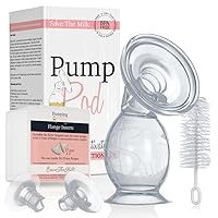 Pump Pod and Pumping Pretty Inserts - 17mm; Suction Activated Milk Collection Cup for Breastfeeding with 17mm Inserts