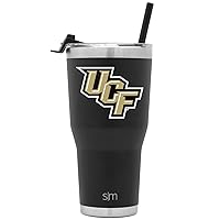 Simple Modern Officially Licensed Collegiate University Tumbler with Straw and Flip Lid Insulated Stainless Steel Thermos | Cruiser Collection | 30oz