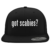 got Scabies? - Yupoong 6089 Structured Flat Bill Hat | Trendy Baseball Cap for Men and Women | Modern Cap in Snapback Closure