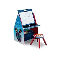 Delta Children Kids Easel and Play Station – Ideal for Arts & Crafts, Drawing, Homeschooling and More - Greenguard Gold Certified, Disney Mickey Mouse