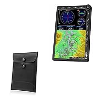 BoxWave Case for AVMap EKP V Handheld GPS (Case by BoxWave) - Nero Leather Envelope, Leather Wallet Style Flip Cover for AVMap EKP V Handheld GPS