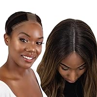 MILANO COLLECTION Lace Wigrip, Premium Lace Wig Band for Women, Fully Adjustable Wig Grip, Reinforced Swiss Lace by HAIRLINE, Secure Velvet Headband, Glueless, Chocolate Brown