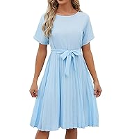 Summer Dresses for Women 2024 Vacation Sleeveless Short Dress Sun Dresses for Women Elegant Spring Birthday Prom Flowy
