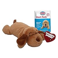 SmartPetLove Limited Edition - Original Snuggle Puppy Heartbeat Stuffed Toy for Dogs. Pet Anxiety Relief and Calming Aid, Comfort Toy for Behavioral Training in Sleeping Biscuit