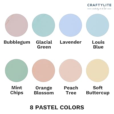 Acrylic Pouring Paint - Pastel Collection - Craftylite