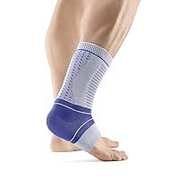 Bauerfeind - AchilloTrain Pro - Achilles Tendon Support - Breathable Knit Ankle Brace for Targeted Relief of Achilles Tendon Without Limiting Mobility - Size 3 - Color Titanium