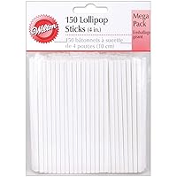 Wilton Lollipop Sticks4in 150/Pkg