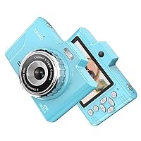 Portable Kids Camera 1080P Compact Camera 48MP Dual Lenses 8× Optical Zoom Support 32GB TF Memory Card Mini CCD Camera with 2.8-inch TFT Screen Great Gift for Boys Girls Kids Adult Teenagers Students