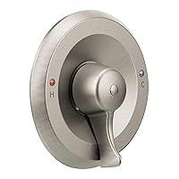 Moen Commercial Classic Brushed Nickel M-Dura Posi-Temp Valve Control Trim Kit without Valve, T8370CBN