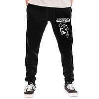 Operation-Ivy Men Fashion Baggy Sweatpants Lightweight Workout Casual Athletic Pants Open Bottom Joggers