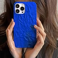 Fashion Purple Tin Foil Case for iPhone Xs Max X Xr 10 7 8 Plus Slim Matte Armor Cover for iPhone 11 12 Pro Max 13 Mini,Blue,for iPhone 13 Mini