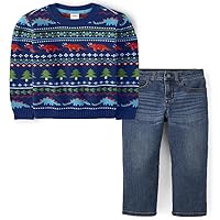 Gymboree Boys Sweater and Pant, Matching Toddler Outfit