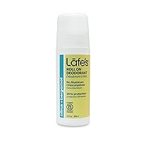 Lafe's Natural Deodorant | 3 ounce Roll-On Aluminum Free Natural Deodorant | Citrus & Bergamot