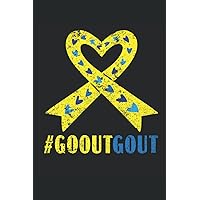 #Go Out Gout Journal Notebook: Notebook Journal gift for tracking Gout attack and for tracking food intake for people with gout. Journal Notebook 6x9 inches, 120 pages.
