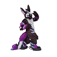 Original Muscle Dragon Kemono Eyes Plantigrade Bodysuit Fursuit Fullsuit Teen Costumes Child Full Furry Husky Wolf Dog Fox Cat Suit Furries Anime Digitigrade Costume Bent Legs