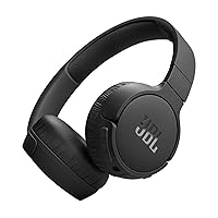 JBL Tune 670NC - Adaptive Noise Cancelling with Smart Ambient Wireless On-Ear Headphones, Up to 70H Battery Life with Speed Charge, Lightweight, Comfortable and Foldable Design (Black)