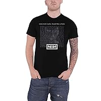 Nine Inch Nails T Shirt Head Like A Hole Band Logo Official Mens Black Size S