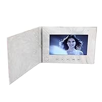 Video Brochure, DIY Video Greeting Card with 2 GB Memory for Christmas (Grey)