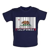 California Barcode Style Flag - Organic Baby/Toddler T-Shirt